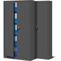 Jan Nowak C001 Aktenschrank 185 x 90 x 40 cm Grau