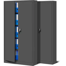Jan Nowak C001 Aktenschrank 185 x 90 x 40 cm Grau