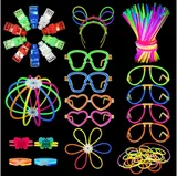 LuxusKollektion Dekohänger Knicklichter Party Set 246PCS Leuchtstäbe Fingerlicht Neon Glow Sticks