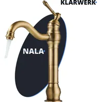Klarwerk NALA | Vintage Hotel Gastro Messing Gold |Retro