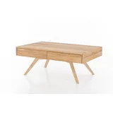 Zeitloser Couchtisch MILAN Kernbuche Massiv geölt 110x75 cm