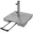 Doppler Schirmständer Granit 45 x 45 cm Grau