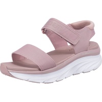 SKECHERS Damen D'LUX Walker New Block Outdoor Sandals, Blush Mesh, 36 EU