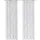 OTTO home Dimona Gardine Kräuselband 140x145 cm weiß/silberfarben/grau 2 St.