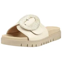 Gabor Gabor Pantoletten Glattleder Pantolette beige 44 EU (9,5 UK)