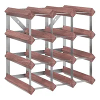 vidaXL Weinregal 32,5 x 32,5 x 22,5 cm Braun