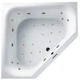 RIHO Austin Eck-Badewanne, mit Joy-System, 2-Sitzer, 145x145x48cm, 270 Liter, weiß, B0050, Ausführung: Version rechts