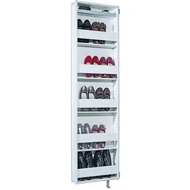 Germania Schuhschrank 50 x 195 cm Weiß
