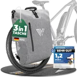 MIVELO Fahrradtasche Rucksack wasserdicht 20L) "PRIMUS" - Mint - 3 in 1 Fahrradtaschen,Bestseller,oft gekauft,rabatt