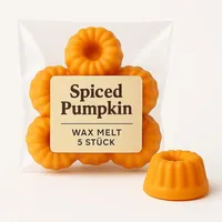 Duftwachs | Spiced Pumpkin | 5er Set - Duftkerzen | Duftmelt