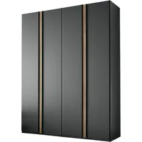 Wiemann Drehtürenschrank WIEMANN "Lagos", grau (graphit, dekor), B:197,3cm H:216cm