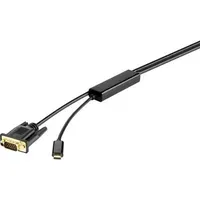 Renkforce VGA Adapterkabel USB-C® Stecker, VGA 15pol. Stecker 0.50m