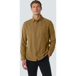 Langarmhemd NO EXCESS "No Excess Cordhemd - Stilvoll und Bequem", Herren, Gr. XXXL, Normalgrößen, grün (khaki), 100% Baumwolle, casual, normal, Hemden