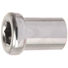 Shimano Unisex – Erwachsene Innensechskantmutter-07178254 Innensechskantmutter, Schwarz, 18 Mm EU