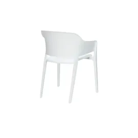 Möbel Kraft Lacona Stapelstuhl 55 x 54,5 x 77,5 cm schwarz/weiß