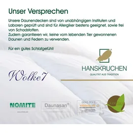 HANSKRUCHEN Hanskruchen, Wolke 7 (320 g, 155 x 220 cm - Weiß