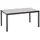 Merxx Amalfi Set 7 -tlg. 6 Stapelsessel Gartentisch 150 x 90 cm Grau