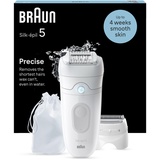 Braun Silk-épil 5 5-041, Epilierer, Weiß/Grau