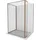 Mexen Kioto Walk-in Duschwand 110 x 110 x 40 cm, schwarzes Muster, roségold - 800-110-110-221-60-70- - Mexen