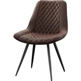 Hti-Living Stuhl Astrid Kunstleder Braun