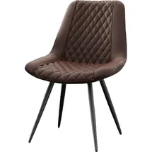 Hti-Living Stuhl Astrid Kunstleder Braun