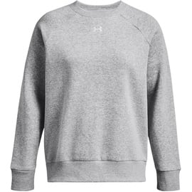 Under Armour Rival Fleece Crew Sweatshirt Damen 012 mod gray light heather/white XS