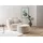 LEONIQUE »MAISIE, Love Seat XXL Lese-Sessel, Big-Sessel mit Hocker,«, (2 St.), Set in MEGA CORD und Web-Velours, drehbar 360 Grad
