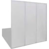 vidaXL Duschwand 117x120 cm 3-teilig Faltbar