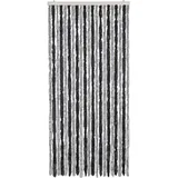 vidaXL Fliegenvorhang 56 x 185 cm Grau/Schwarz