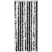 vidaXL Fliegenvorhang 56 x 185 cm Grau/Schwarz
