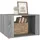 vidaXL Nachtschrank Grau Sonoma 57 x 55 x 36 cm Grau