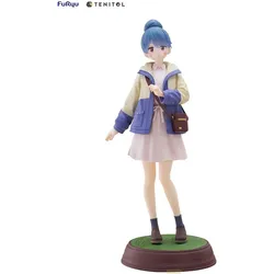 Furyu Laid-Back Camp Tenitol PVC Statue Rin Shima 23 cm