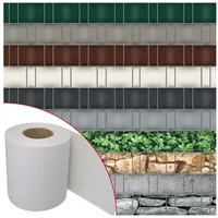 Noor PVC Sichtschutzstreifen Zaunblende 0,19 x 35 m weiß