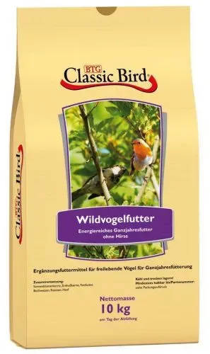 Classic Bird Wildvogelfutter ohne Hirse - 4 x 2,5kg