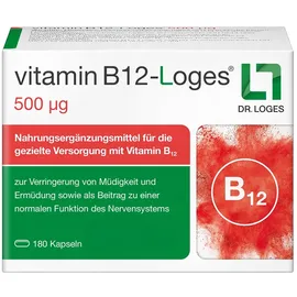 Dr. Loges Vitamin B12-Loges 500 μg Kapseln 180 St.