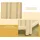 Homcom Paravent 4-teilig 180 x 1,7B x 180H cm-Naturholz | Gr.: onesize