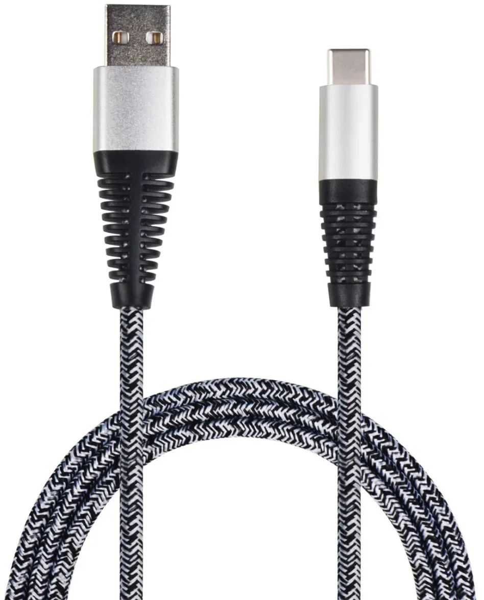 Hückmann Datenkabel Nylon USB USB Datenkabel Typ-C