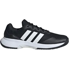 adidas GAMECOURT 2 Tennis Shoes, core Black/FTWR White/Silver met., 42