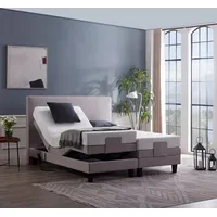 V6 Boxspringbett Motorbett 209E Bestes Preis-Leistungs-Verhältnis - Grau