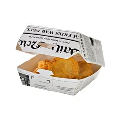 PuntoQPack 50 Stk. Mini-Burgerboxen Neuigkeiten (7x7x5cm) Ref PW210EATBS50
