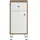 trendteam Touch Standschrank 36 x 79 x 29 cm Weiß Kunststoff/Metall/MDF