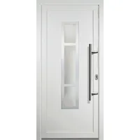 Meeth Haustür Signum Aluminium Modell 87 108 x 200 cm, DIN rechts, weiß