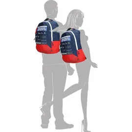 Hti-Living Rucksack Laptoptasche Blau-Rot