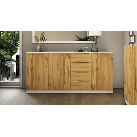 borchardt Möbel Highboard »Oliva«, Breite ca. 200 cm braun