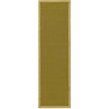 benuta Nest Sisalteppich, Grün, Textil, Beton Optik, Rechteckig, 70x300 cm Gots, für Fußbodenheizung geeignet, Teppiche - Böden, Teppiche