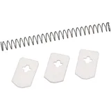 Leifheit Ersatzteil-Set 37202, 3 Abstreifgummis und Feder