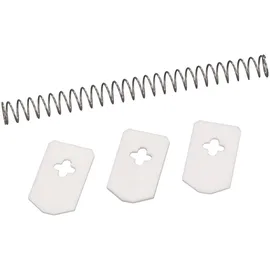 Leifheit Ersatzteil-Set 37202, 3 Abstreifgummis und Feder