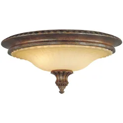 Stirling Castle 2-flammige Deckenleuchte - Britische Bronze