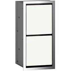 emco WC-Papier-Modul „asis module 150“ 16,8 × 33,4 × 15,3 cm in chrom / optiwhite