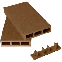 WPC Zaunbrett 80H20 - geschliffen 6 Farben Zaunlatten Gartenzaun